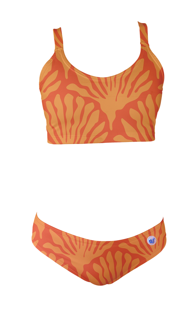 Coral Burst Bikini